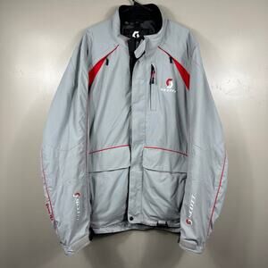 Scott Men’s Gore-Tex Snow Jacket Gray Red Waterproof Windproof Ski XXL